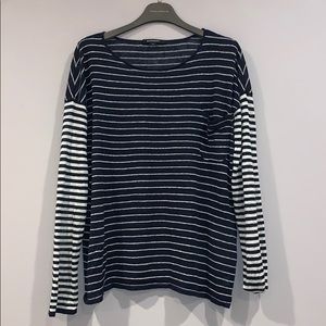 Acrobat Linen Stripe Top
